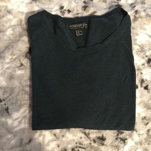 Forever 21 - dark green long sleeve top